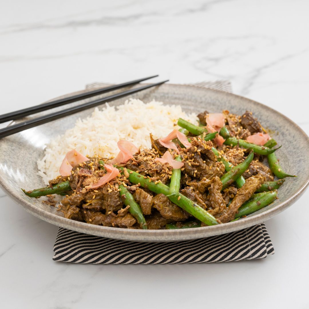 Japanese Beef Stir-Fry - Beerenberg Farm