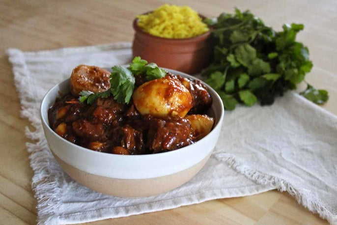 African Beef and Potato Curry