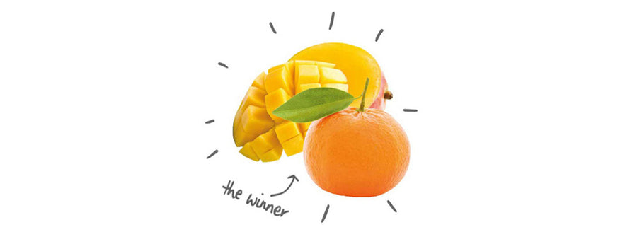 It's official - Mango and Mandarin gets your vote