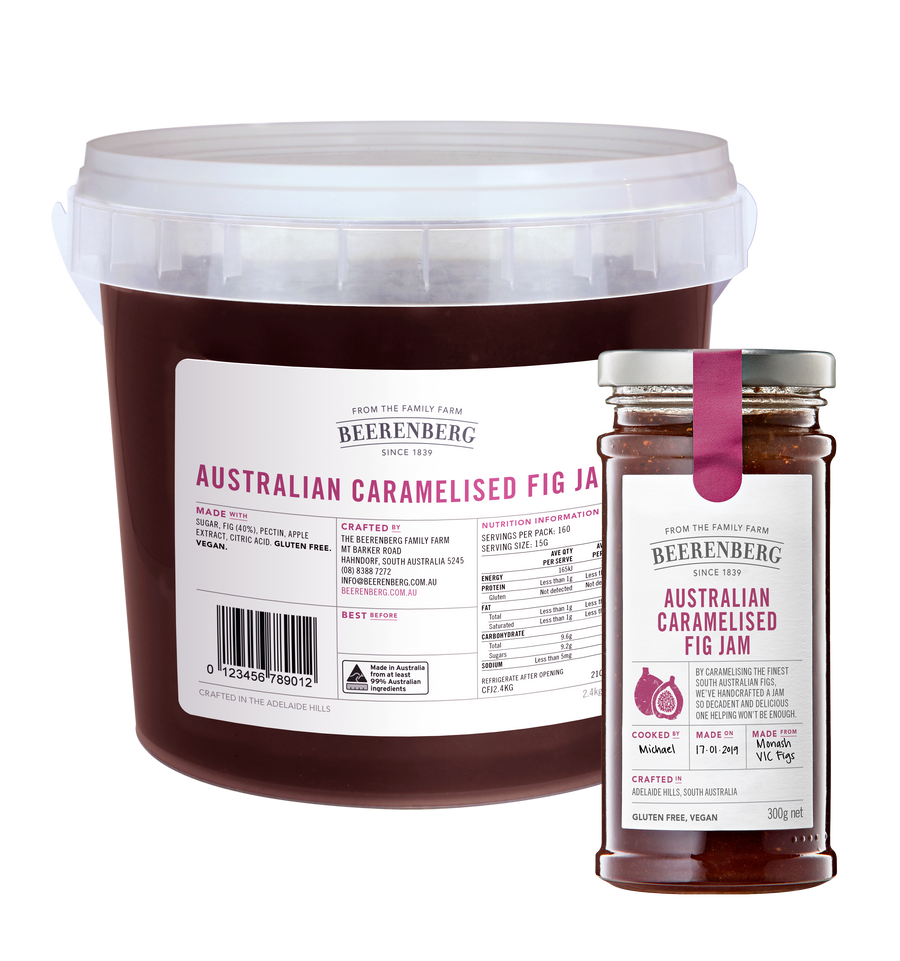 Australian Caramelised Fig Jam (2.4KG)
