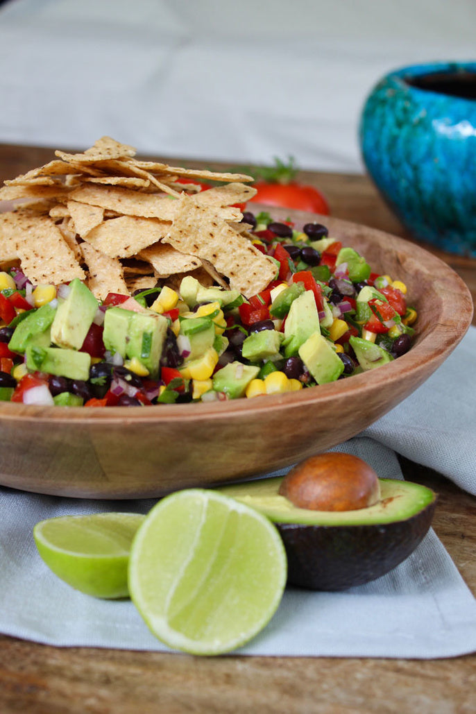 Mexican Chopped Salad with Mango, Lime & Chilli Dressing