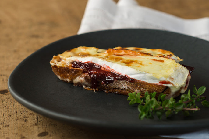 Brie & Beetroot Relish Bruschetta