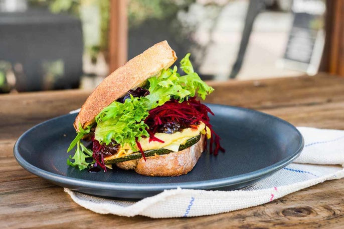 Vegan Roast Vegetable Toastie with Beerenberg Caramelised Onion