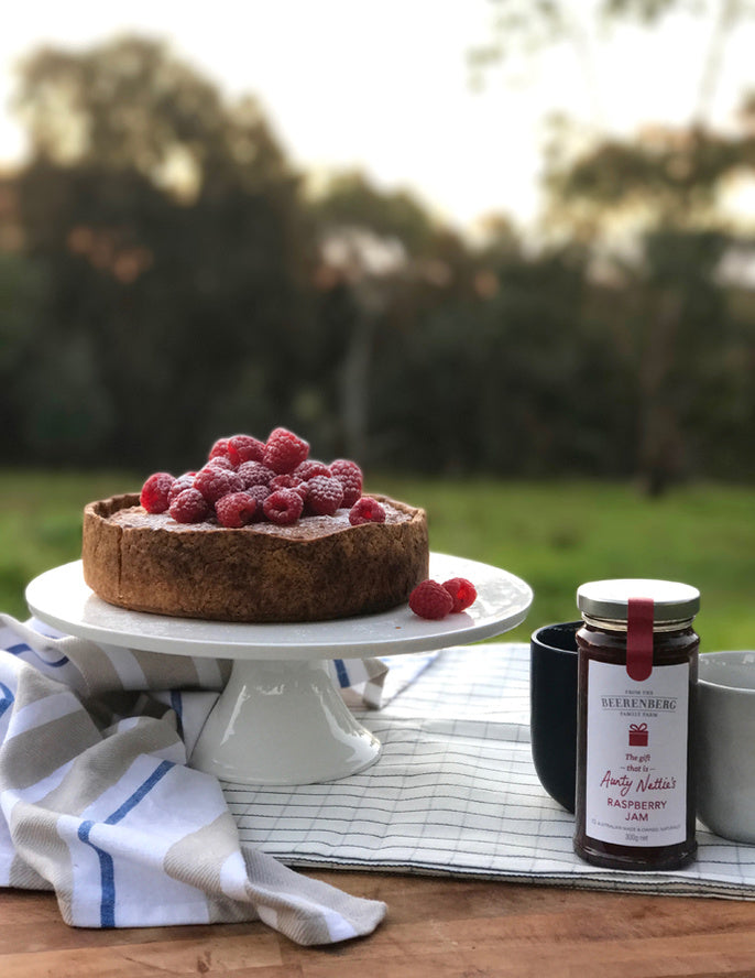 Raspberry & Almond Tart