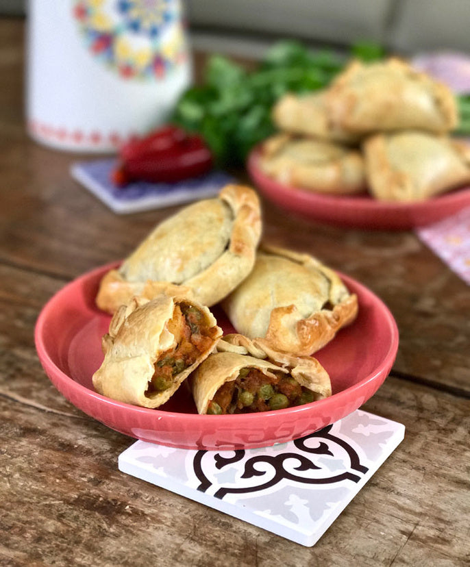 Potato and Pea Empanadas