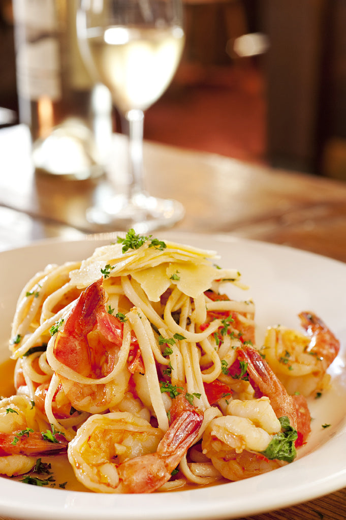 Chilli Prawn, Basil and Chilli Jam Linguine