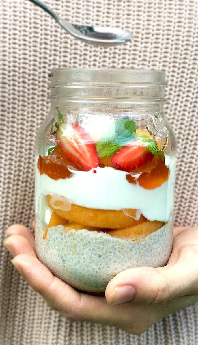 Apricot & Coconut Chia Pudding