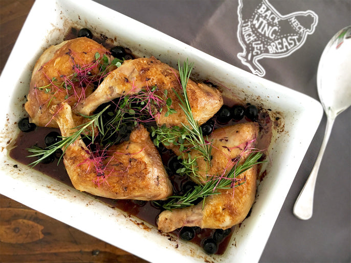 Herby Chicken with Blueberry, Rosemary and Thyme