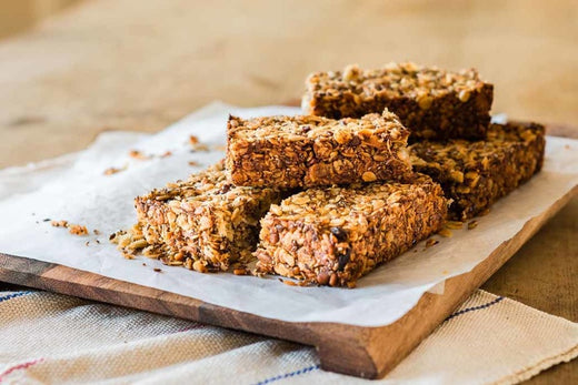 Vegan Granola Breakfast Bars with Beerenberg Apple Sauce