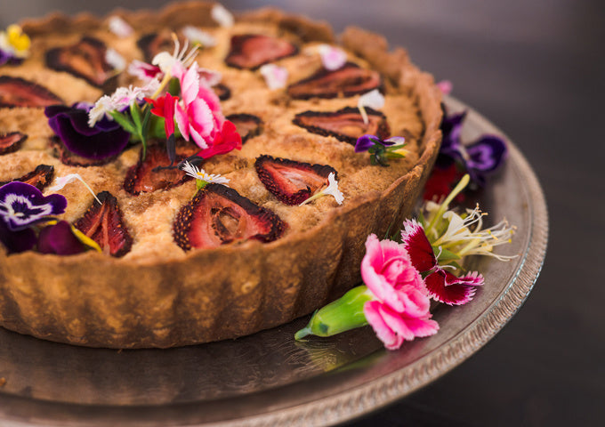 Strawberry Frangipani Tart