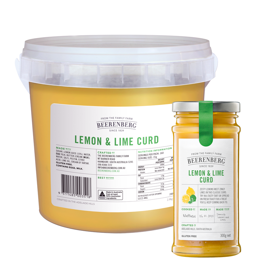 Lemon & Lime Curd (2.4kg)