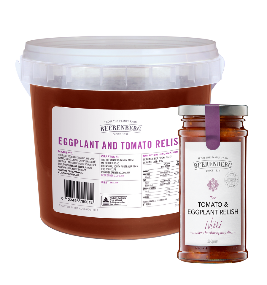 Australian Eggplant & Tomato Relish (2KG)
