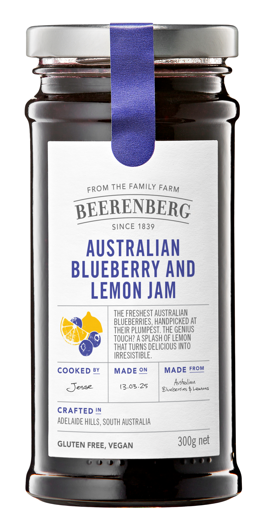 Australian Blueberry & Lemon Jam