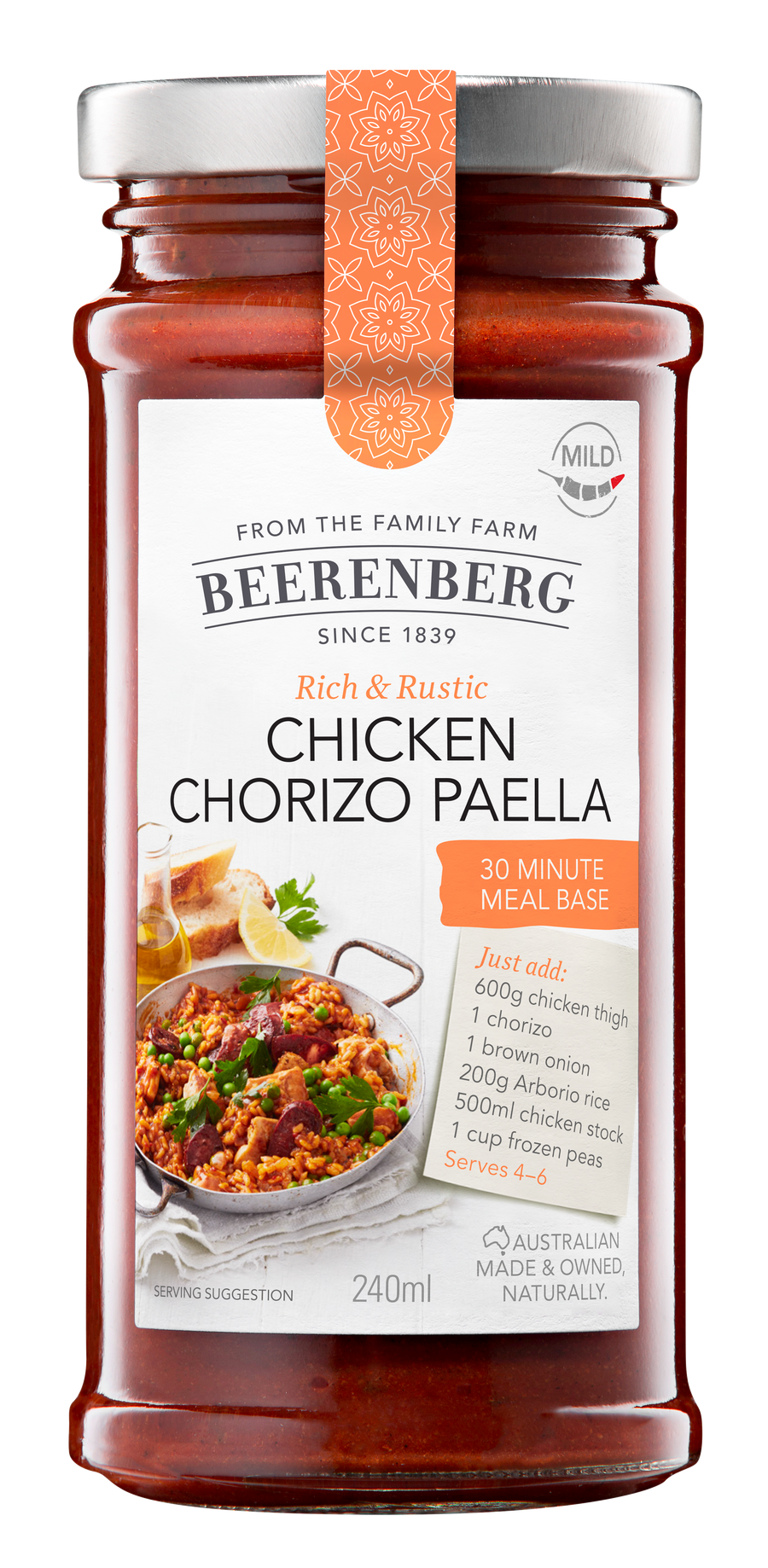 Chicken Chorizo Paella 30 Minute Meal Base